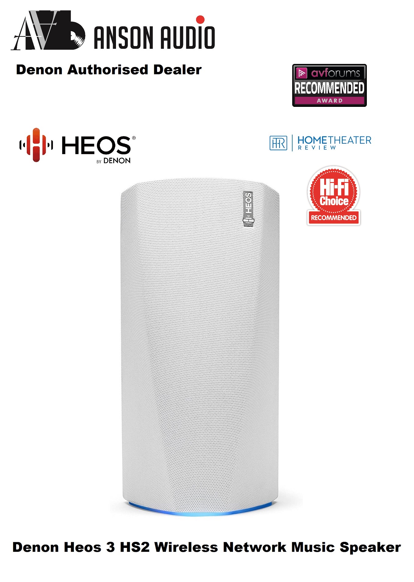 Denon Heos 3 HS2 Wireless Network Music 