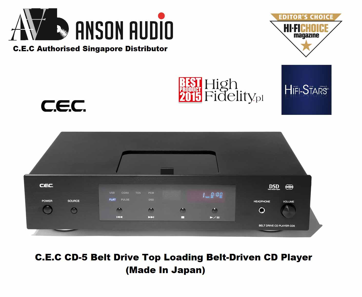 CEC belt drive cd player CD-5（美品）